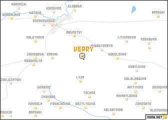 map of Vepry