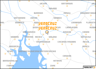 map of Vera Cruz