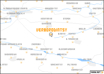 map of Verborodintsy