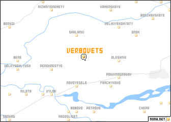 map of Verbovets