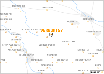 map of Verbovtsy