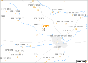 map of Verby