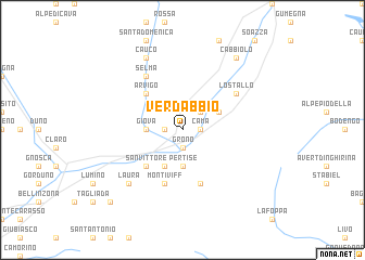 map of Verdabbio