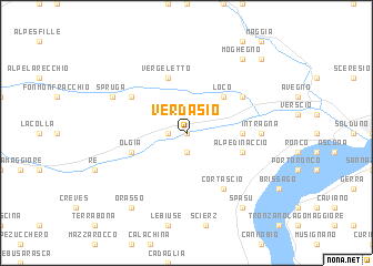 map of Verdasio