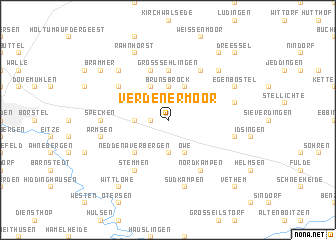 map of Verdenermoor