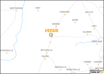 map of Verdie