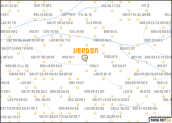 map of Verdon