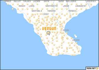 map of Verdun