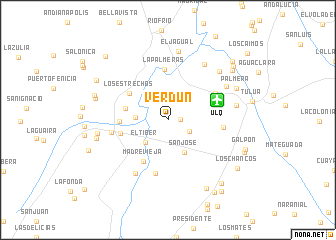 map of Verdún