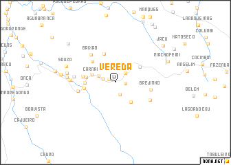 map of Vereda