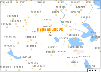 map of Vereskunovo