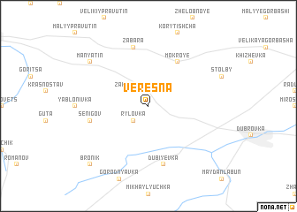 map of Veresna