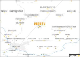map of Veresy