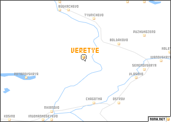 map of Veret\