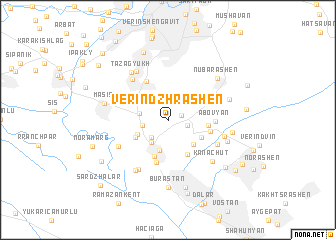 map of Verin Dzhrashen