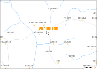 map of Verinkèra