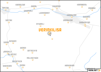 map of Verin-Kilisa