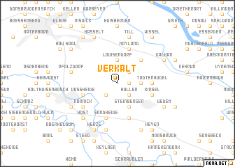 map of Verkält
