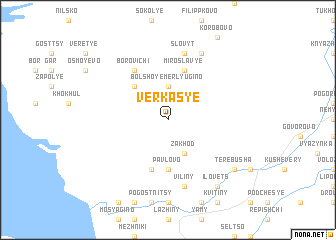 map of Verkas\