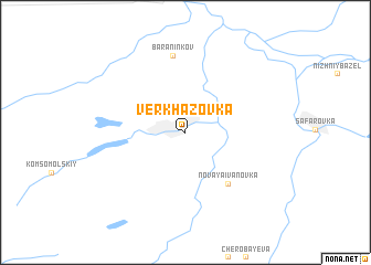 map of Verkhazovka