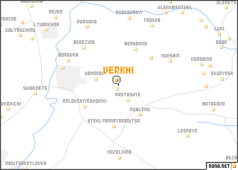 map of Verkhi