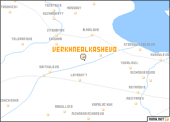 map of Verkhneal\