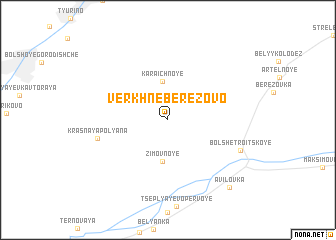 map of Verkhneberëzovo
