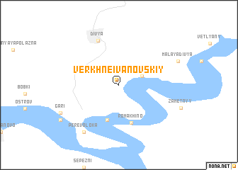 map of Verkhne-Ivanovskiy