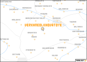 map of Verkhne-Ol\