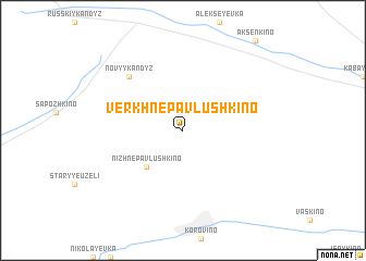 map of Verkhnepavlushkino