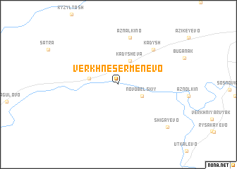 map of Verkhne-Sermenevo