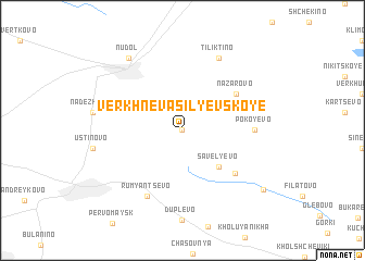 map of Verkhne-Vasil\