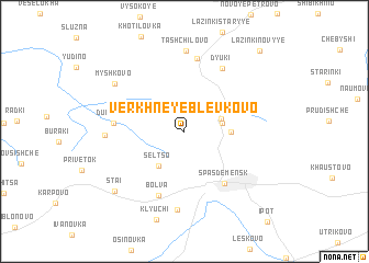 map of Verkhneye Blevkovo