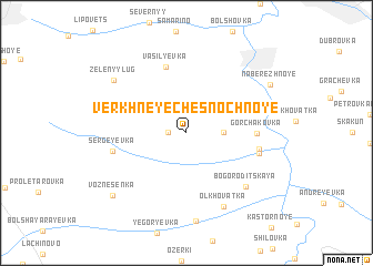 map of Verkhneye Chesnochnoye