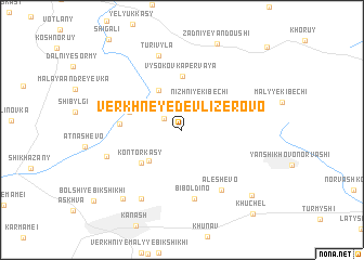 map of Verkhneye Devlizerovo