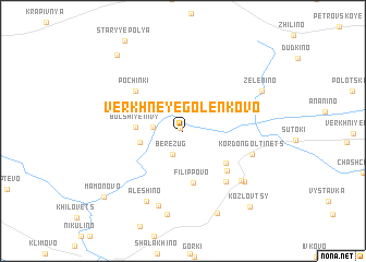 map of Verkhneye Golenkovo