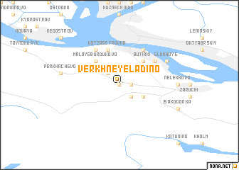 map of Verkhneye Ladino