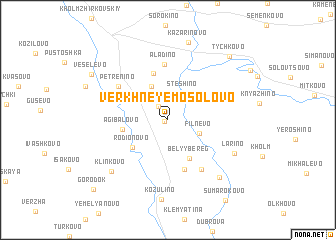 map of Verkhneye Mosolovo