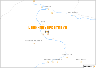 map of Verkhneye Posyas\