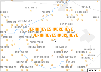 map of Verkhneye Skvorcheye