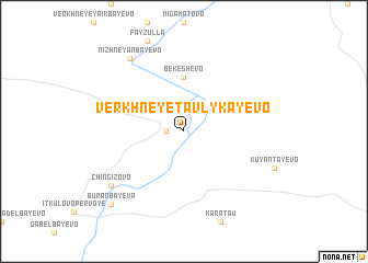 map of Verkhneye Tavlykayevo