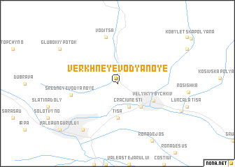 map of Verkhneye Vodyanoye