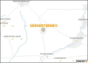 map of Verkhni Torhayi