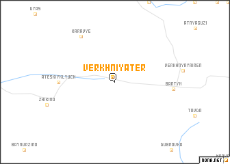 map of Verkhniy Ater