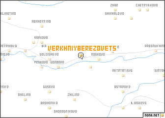 map of Verkhniy Berëzovets