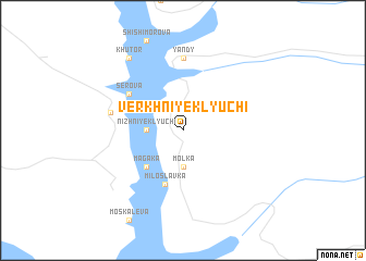 map of Verkhniye Klyuchi