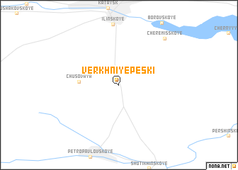 map of Verkhniye Peski