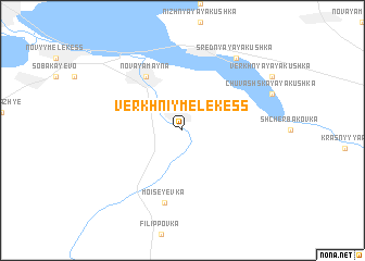 map of Verkhniy Melekess
