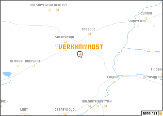 map of Verkhniy Most