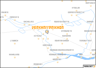 map of Verkhniy Prikhon
